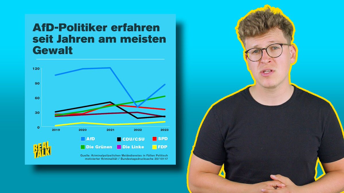 #RealTalk mit @julius__boehm ab sofort auch bei YouTube!
Die Wahrheit über Gewalt gegen Politiker jetzt anschauen: youtube.com/watch?v=TvaGcp…