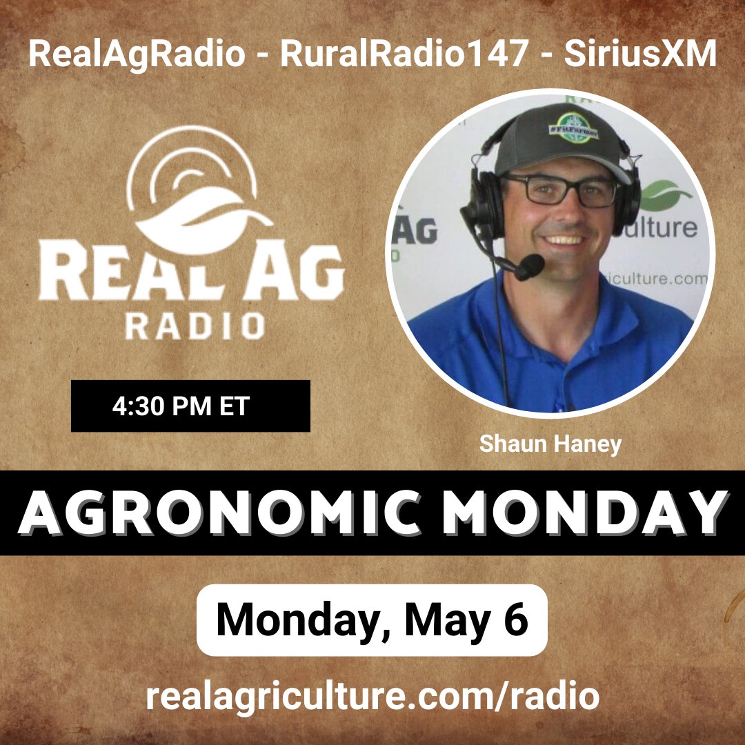 Tune in to #RealAgRadio for #AgronomicMonday on @RuralRadio147 at 430 E. @shaunhaney is joined by @BoychynJeremy of @AlbertaGrains to discuss cutworms, seeding rates, & more! Also hear fr. @WheatPete & Martin Carr of Winfield United Canada on #westcdnag agronomy issues #cdnag
