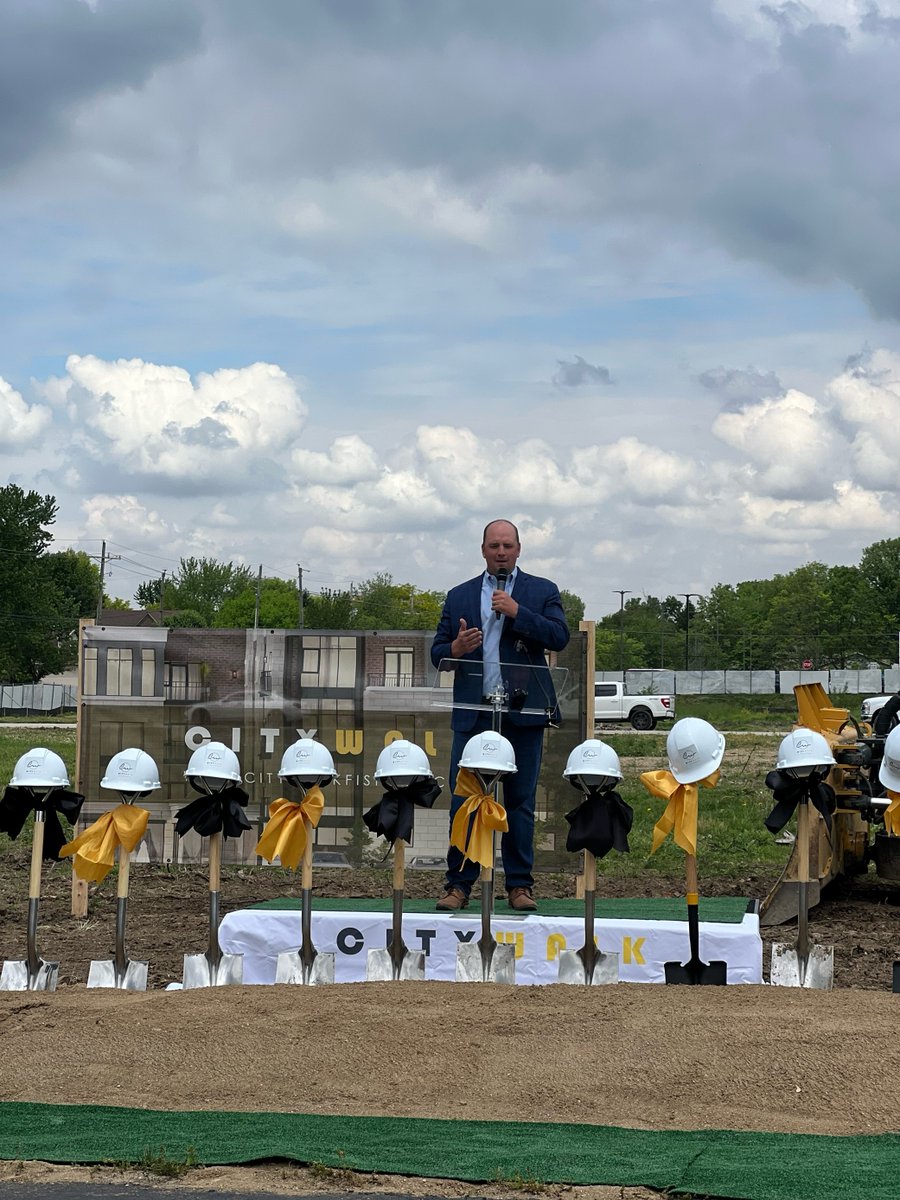 The new City Walk development broke ground today along the #NickelPlateTrail. This community will offer luxury apartments, condominiums, and townhomes with easy access to the trail. Learn more: citywalkfishers.com