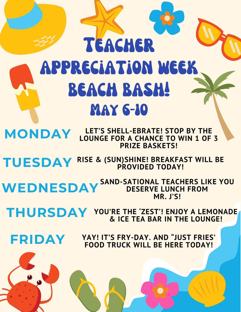 #TeacherAppreciateWeek 
We love our staff.  !