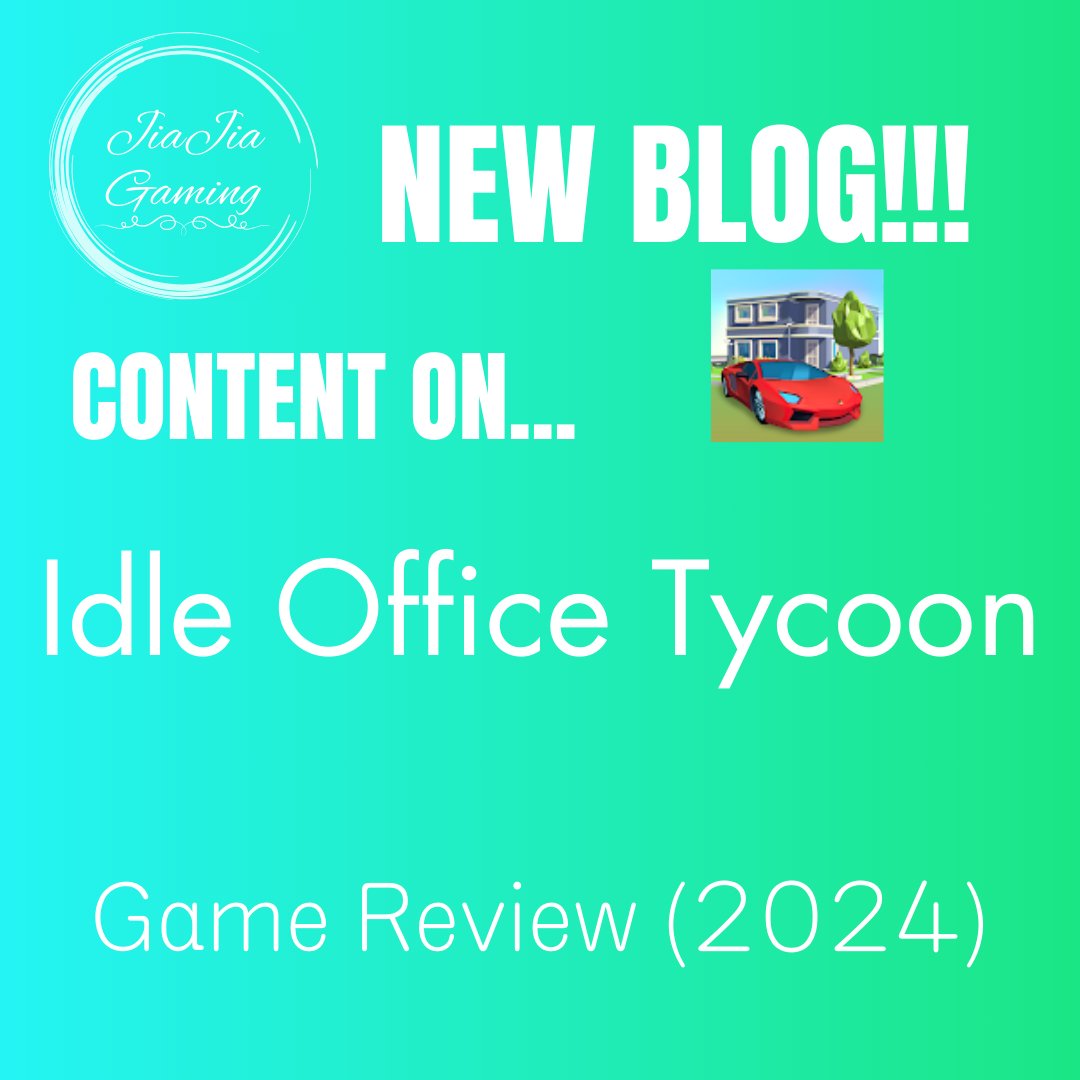 Does anyone say Idle Office Tycoon? Here is the game review from us on Idle Office Tycoon.

👇Click the link below to read it!👇
jiajiagaming.wordpress.com/2024/05/06/idl…

#GameReview #Game_Review #idleofficetycoon #moneygame #game #stimulationgame