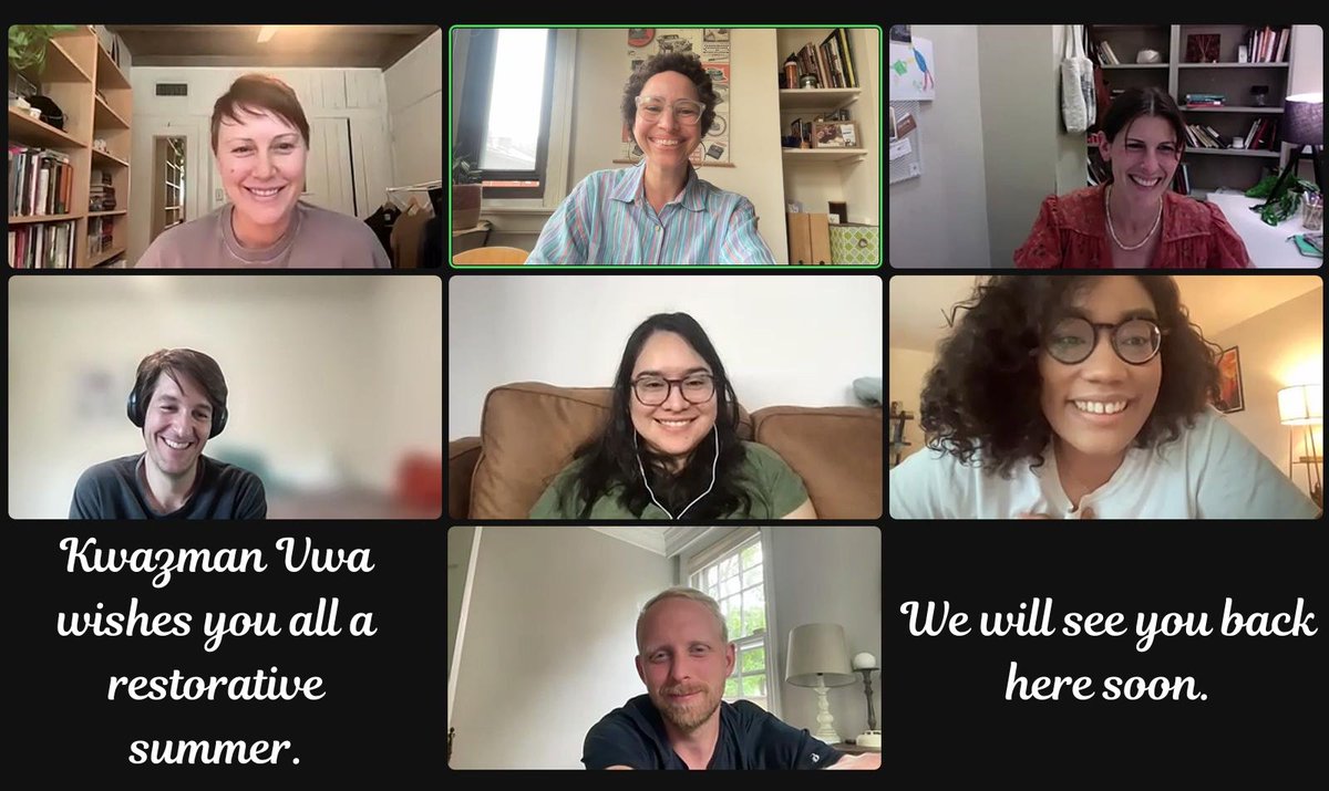 #curtaindrop Kwazman Vwa wishes you all a beautiful and restorative summer! We will see you back here soon. Take good care!