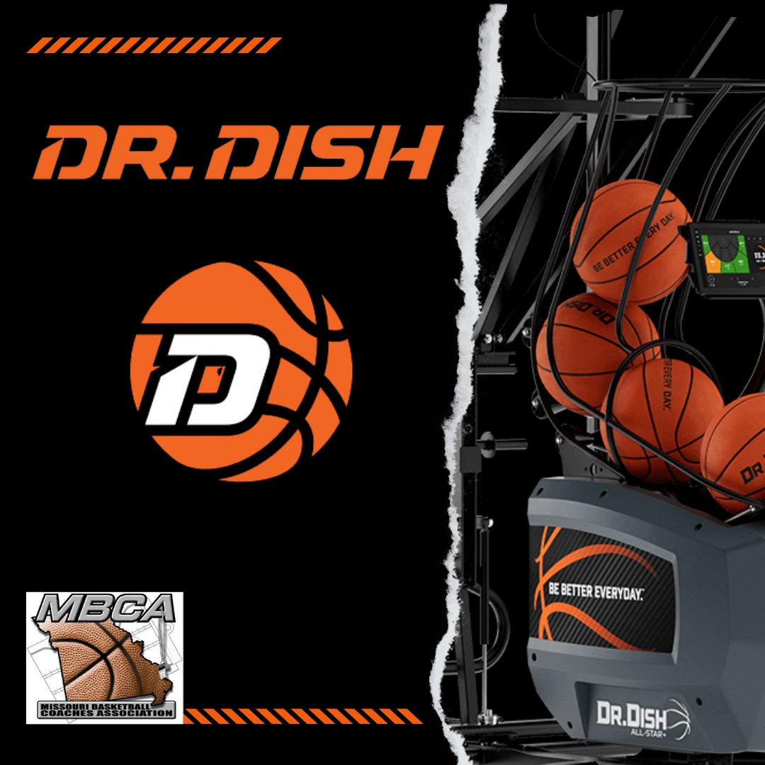 Thank you Dr. Dish for your support as an official sponsor of the Missouri Basketball Coaches Association! @drdishbball