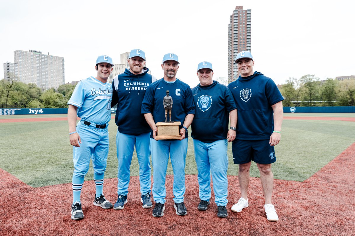 Your 2024 @IvyLeague Champions! ⚾️🌿🏆 #RoarLionRoar🦁 #OnlyHere🗽