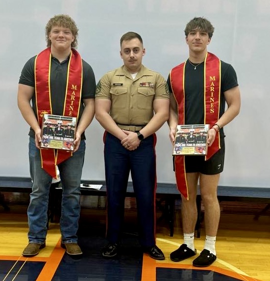 GCHS Football Alumni Association (@alumni_gchs) on Twitter photo Congrats to our Doug Thompson Memorial Scholarship recipient - Sawyer Drake, and "Semper Fi" to Brayden Mudd & Matt Phillips!! There's something about a Cougar Football Player!!! <a href="/gcboe/">Grayson Co Schools</a> <a href="/gchs_cougars/">Grayson County High</a> <a href="/GCHS_AD/">GCHS Athletics</a> <a href="/news_gchs/">📰📚GCHS NEWS📹📝</a> <a href="/K105sports/">Cougar Sports on K105</a> <a href="/gcnewsgazette/">Grayson County News</a> @cody_brock19 <a href="/DannyCougarPage/">Grayson County Cougars (Danny Beasley)</a> Congrats to our Doug Thompson Memorial Scholarship recipient - Sawyer Drake, and "Semper Fi" to Brayden Mudd & Matt Phillips!! There's something about a Cougar Football Player!!! <a href="/gcboe/">Grayson Co Schools</a> <a href="/gchs_cougars/">Grayson County High</a> <a href="/GCHS_AD/">GCHS Athletics</a> <a href="/news_gchs/">📰📚GCHS NEWS📹📝</a> <a href="/K105sports/">Cougar Sports on K105</a> <a href="/gcnewsgazette/">Grayson County News</a> @cody_brock19 <a href="/DannyCougarPage/">Grayson County Cougars (Danny Beasley)</a>
