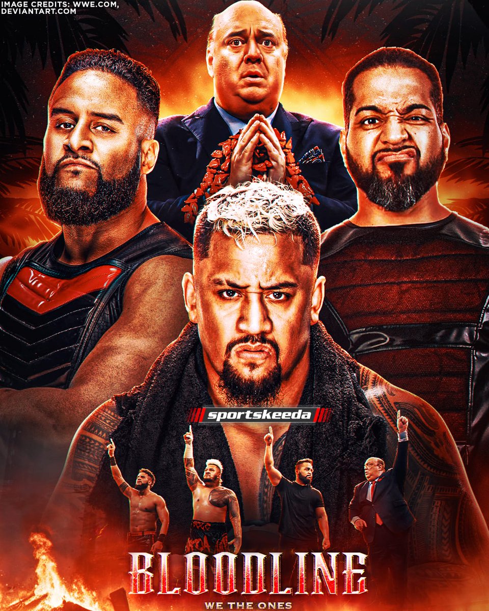 Reborn in new blood and brutality, there's a new meaner, vicious than ever Bloodline on the horizon. You either put your ones in the air, or get a spike in your throat. #WWE #Bloodline #SoloSikoa