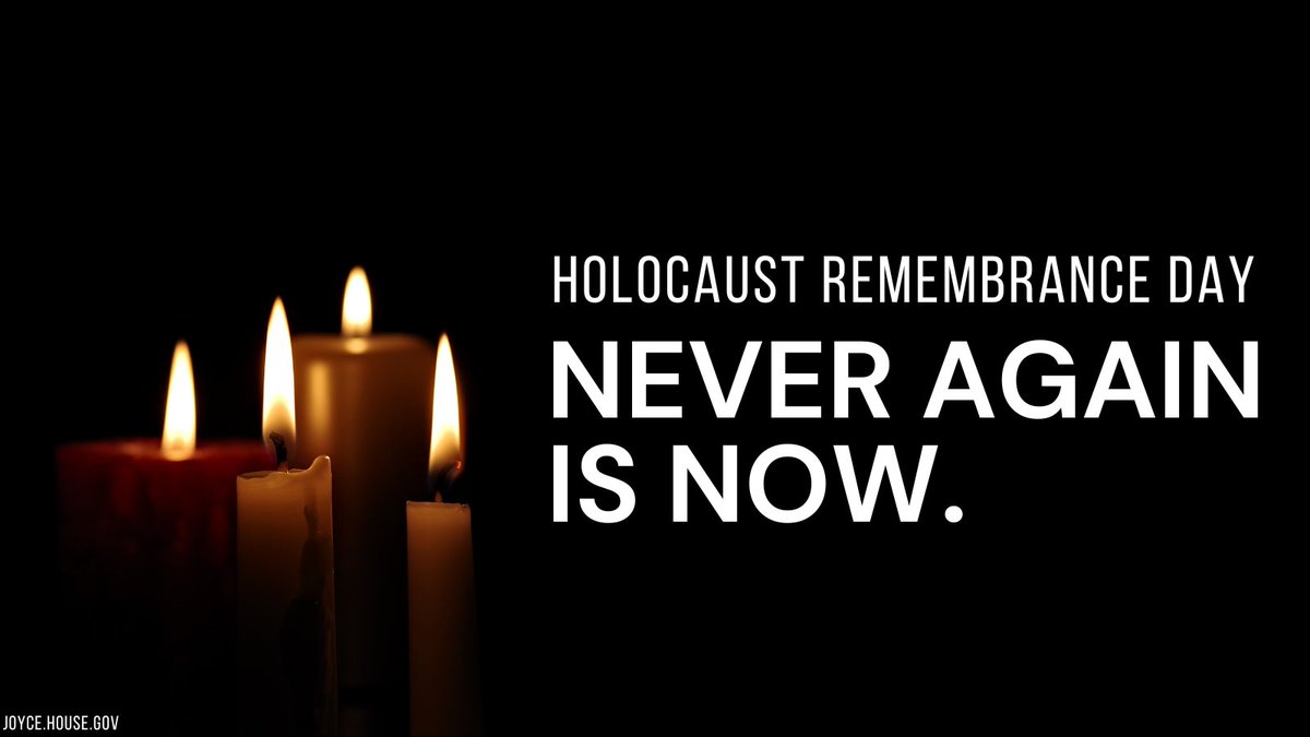 While our nation faces unprecedented acts of antisemitism, it is more important than ever to commemorate Holocaust Remembrance Day. We will never forget the 6 million Jews who were murdered during the Holocaust. Never again is now.
