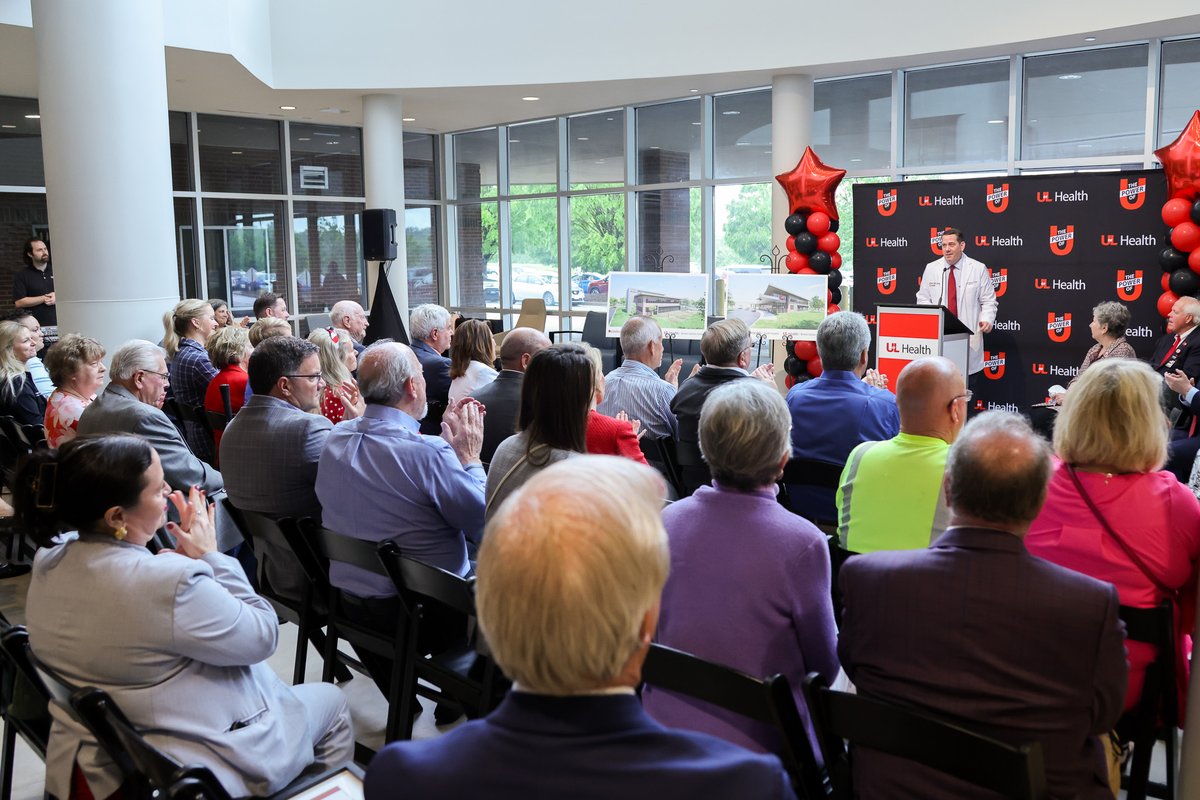 UofL Health is increasing access to comprehensive cancer care in south, central and western Kentucky. The new regional cancer center in Bullitt County will have 20 infusion rooms, five exam rooms, oncology pharmacy, diagnostic imaging suite and more. 🔗 ULHealth.co/3y0bcpZ