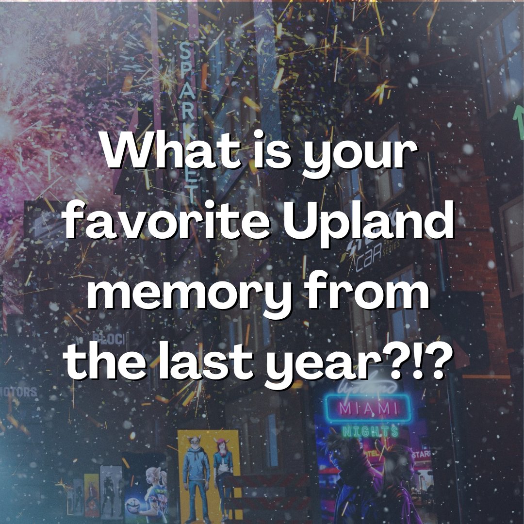 It's almost our birthday and it's got us reminiscing. Private transportation, Airdrop, Bermuda, Movie Premieres... So much fun packed into one year! We really have to know: What is your favorite Upland memory from the last year?!?