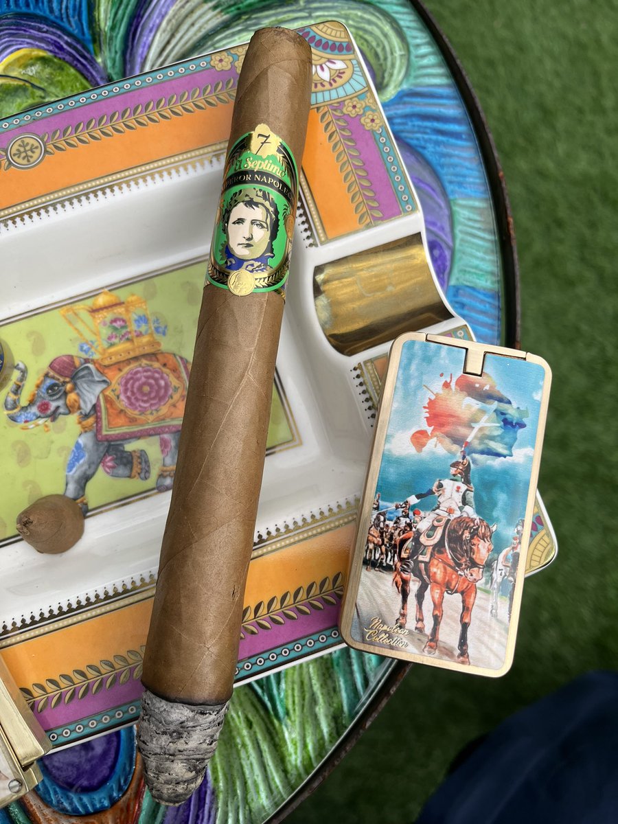 Taking a moment with an El Septimo Cigars Emperor Napoleon is like stepping into a serene oasis, where time slows down and each puff carries the weight of a well-lived story.#elseptimoceo #elseptimo #elseptimocigars #napoleon #longcigar #cigartime #cigarlover #emperor