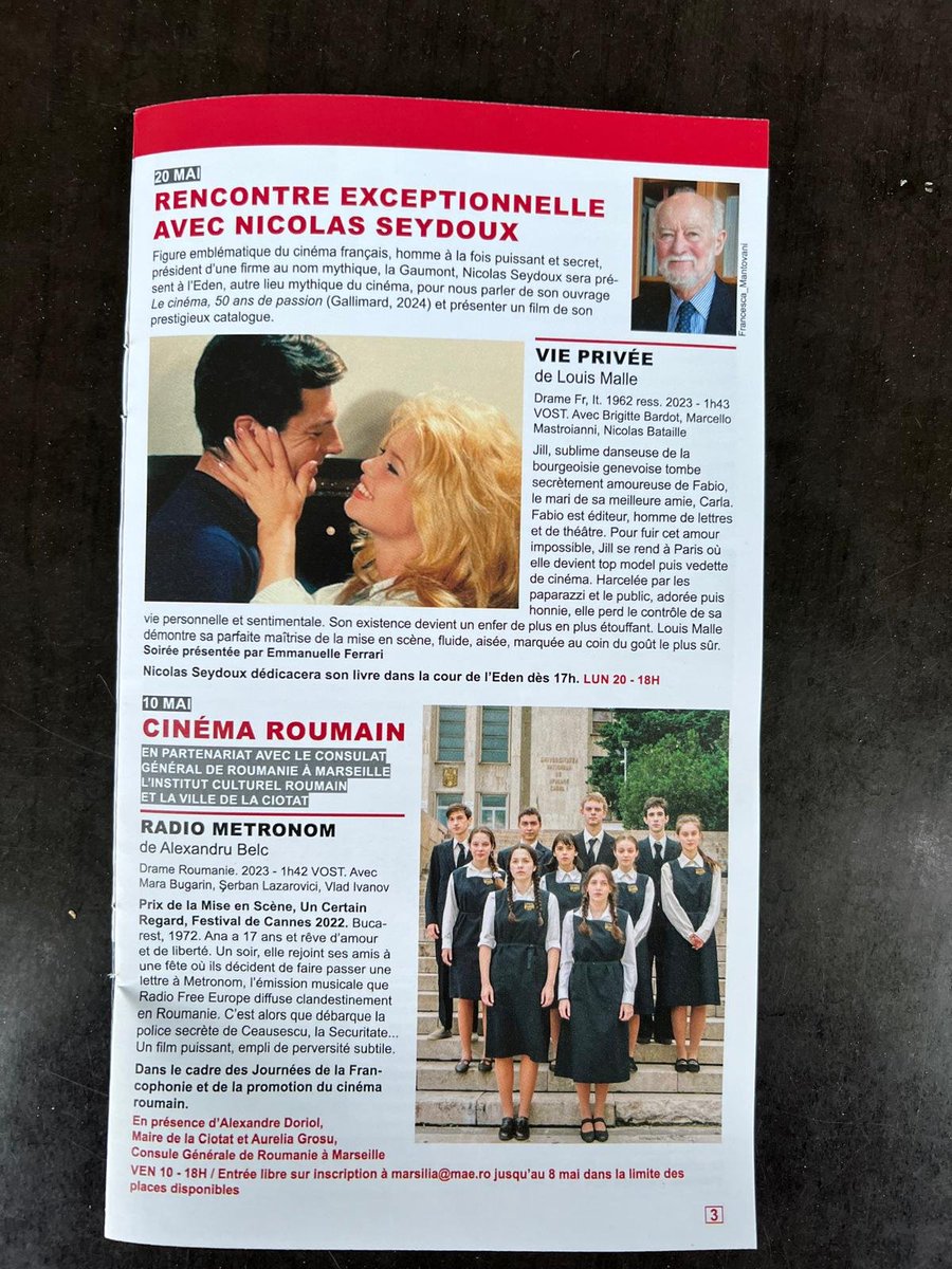 Un film românesc premiat la Cannes va rula la Eden Theatre, cel mai vechi cinema din lume. #LaCiotat #Provence Felicitări pentru inițiativă @grosu_aurelia !