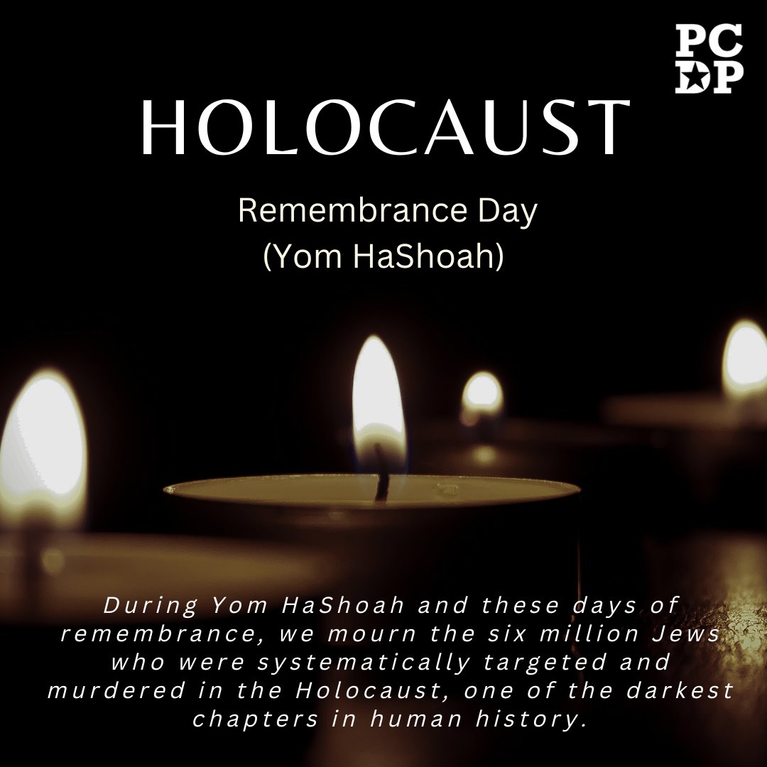 During Yom HaShoah and these days of remembrance, we mourn the six million Jews who were systematically targeted and murdered in the Holocaust, one of the darkest chapters in human history.