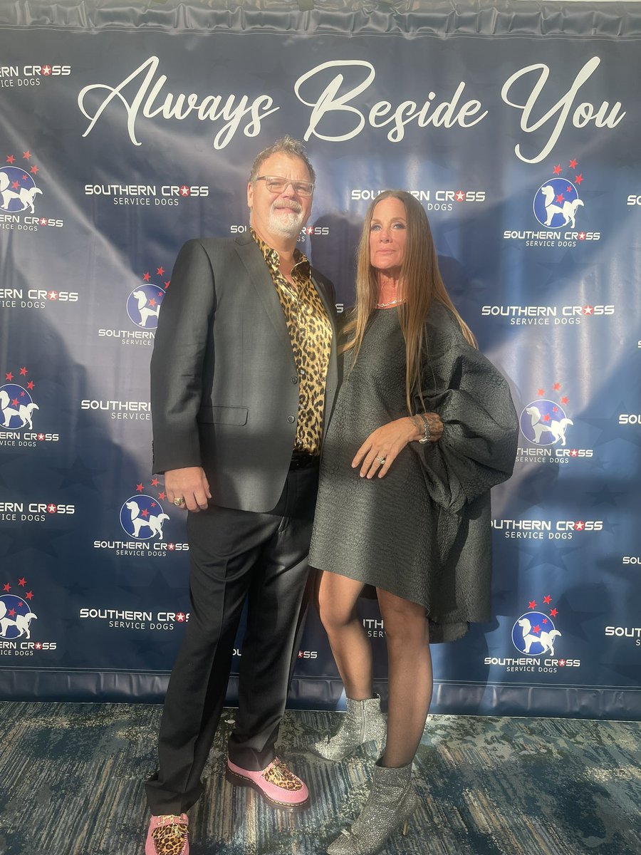Amazing weekend! It’s always good to give back. Representing a charity that is so courageous and meaningful to our veterans speaks volumes. It was great being a part. See you next year. #southerncrossservicedogs @WaldorfAstoria Thank you, Dale Torborg @JonasonAlan Those shoes