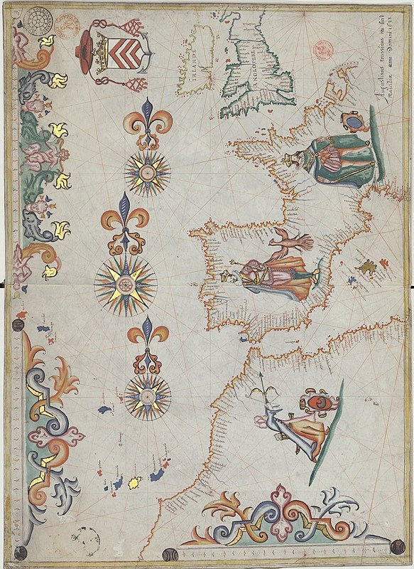 représentation récente absolument pas représentative de l'époque 

voila comment au 16 ème siècle les graveurs représentait les rapports de force en Méditerranée :

le sultan d'Alger menace le roi d'Espagne pendant que le roi de France les surveille du coin de l'oeil