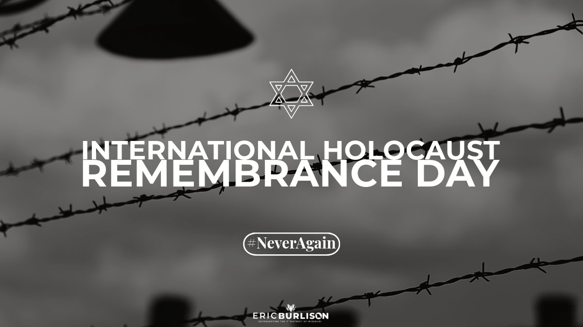 Today, we remember the millions of lives horrifically taken during the Holocaust simply because they were Jewish. Antisemitism has no place anywhere. Never Forget. Never Again.