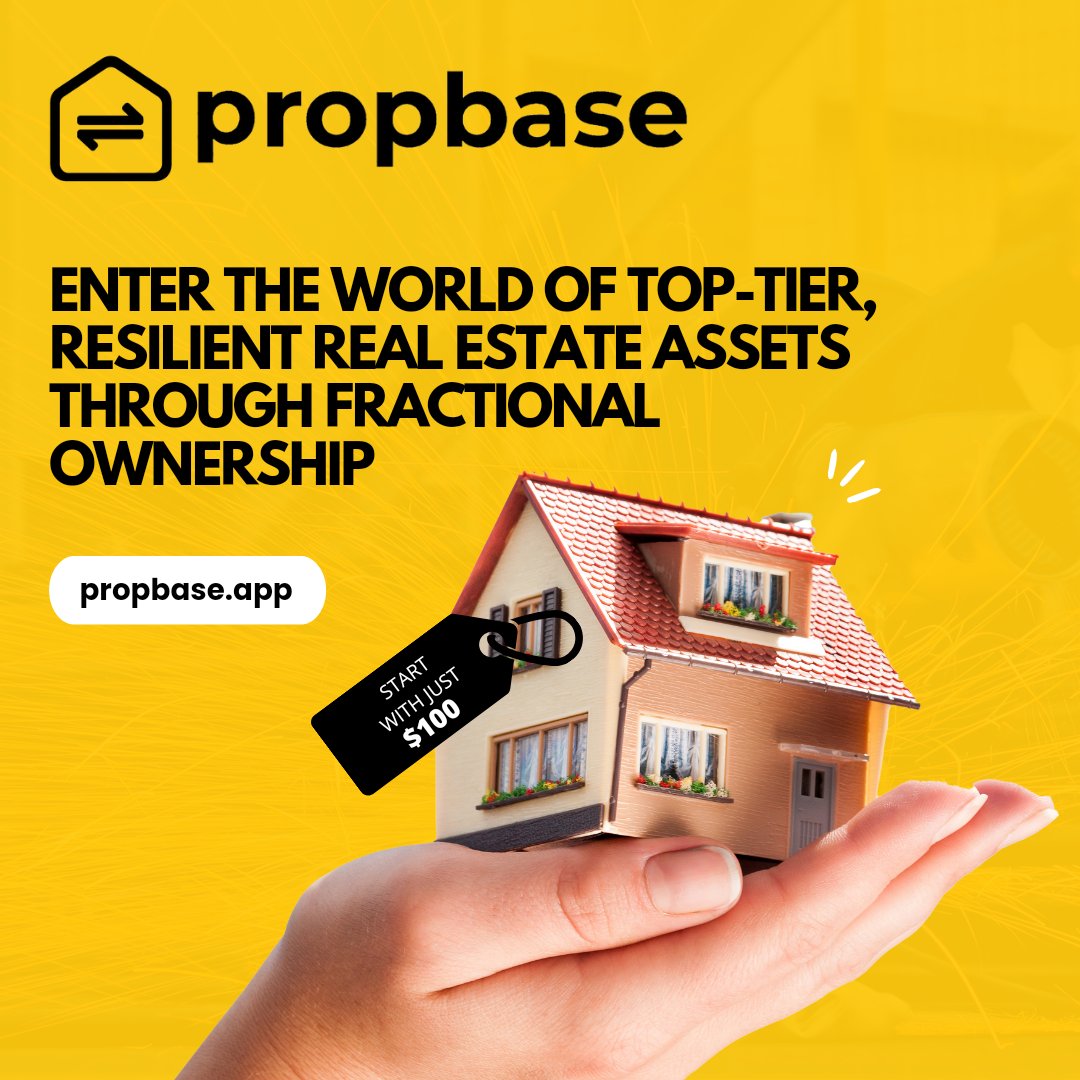 @CryptoLifer33 If you haven't allocated to projects #tokenizing #RealEstate yet, have a damn close look at $PROPS.  They are a team worth betting on.