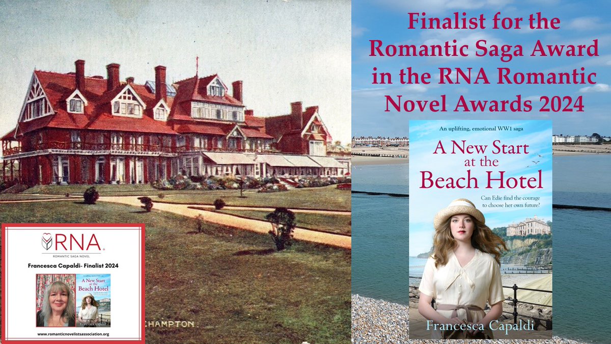 A New Start at the Beach Hotel: on special offer at 99p on Kindle. Finalist for the #RNARomanticNovelAwards2024 #Romantic #Saga #Award, announced 20th May.
Edie Moore's starting a new life, but will her past life catch up with her?
#TuesNews @RNAtweets #HistoricalRomance #WW1