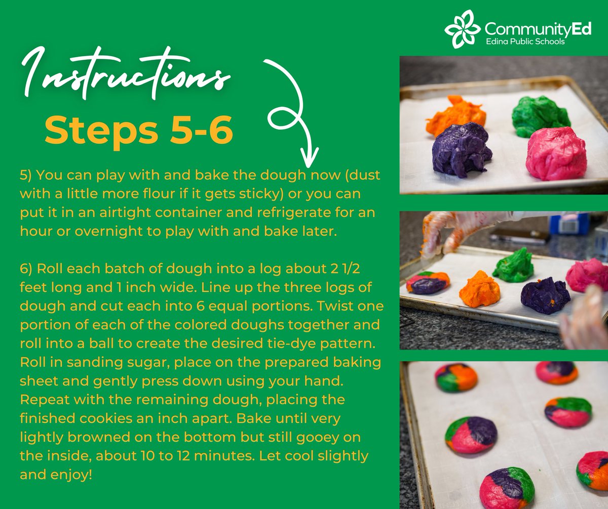 An activity that is sweet & fun? Time to make colorful play dough cookies! 💚 #discoverpossibilities #thrive #edinacommunityed #aplacetobelong