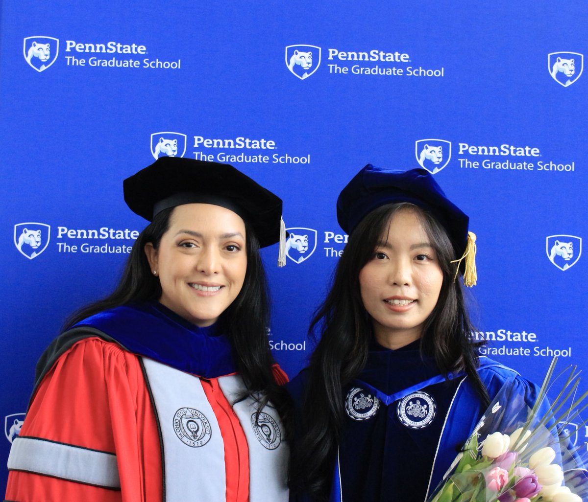 BioecoLab's tweet image. Yesterday was a wonderful day of celebration for our lab. In the commencements from @GradSchoolPSU , we graduated our first PhD, Dr. @YajieWu3, an Emily Rademacher with a master’s degree. 

Congratulations to both and you will be greatly missed!