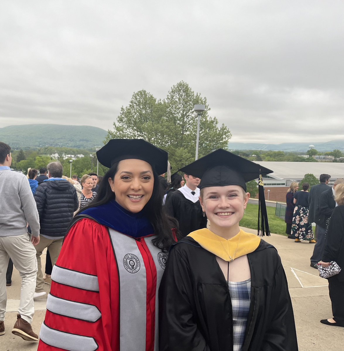 BioecoLab's tweet image. Yesterday was a wonderful day of celebration for our lab. In the commencements from @GradSchoolPSU , we graduated our first PhD, Dr. @YajieWu3, an Emily Rademacher with a master’s degree. 

Congratulations to both and you will be greatly missed!