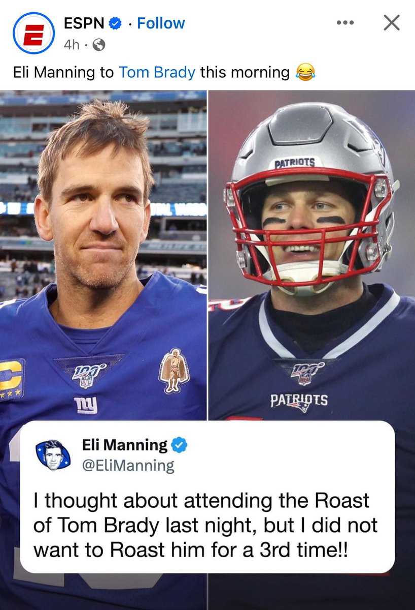 Eli’s got jokes 👏👏☠️☠️