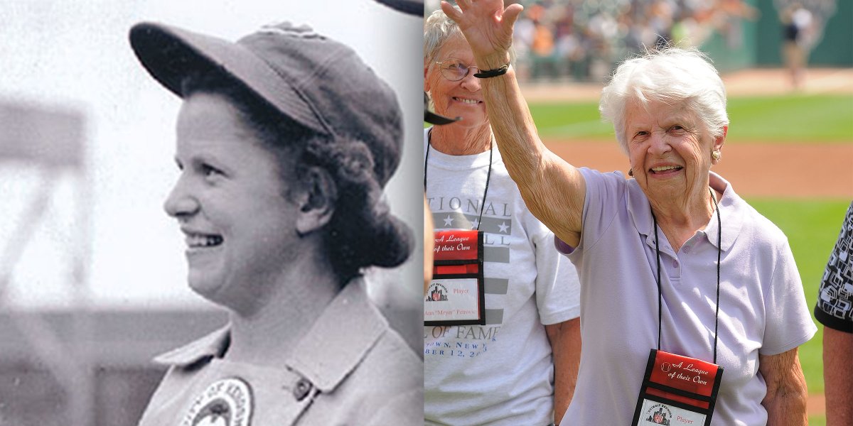 #OTD in 2020, Rockford Peaches pitcher Mary Pratt died at the age of 101. She was one of the first members of the Peaches--the team at the heart of the movie 'A League of Their Own.' One of the greatest #baseball ⚾️ movies ever made.

wbur.org/news/2020/05/1…