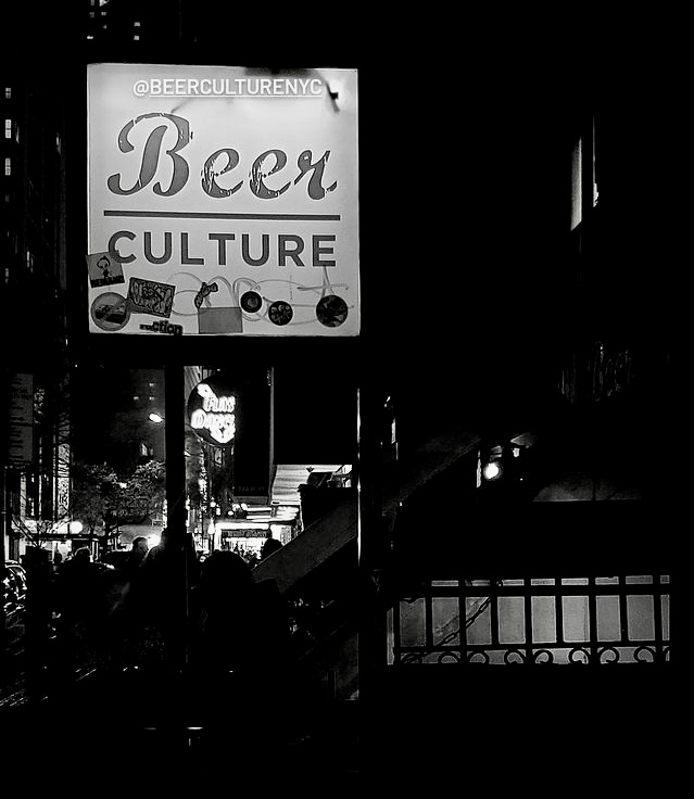 Love this b&w shot of our sign that someone took. Captures the late night vibe at BC. Come early and stay late!  WE OPEN AT 3pm
#beerculture #beerculturenyc #hellskitchen #craftbeer #craftkitchen #bottleshop #midtown #timessquarebar #TheaterDistrict #beer #beerlover