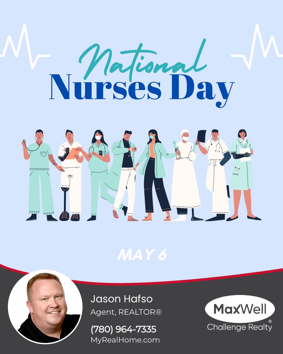 Nurses are the heart of healthcare! Your kindness and compassion do not go unnoticed and we thank you for your hard work. Happy Nurses Day!

#nursesday #healthcare #nurse #kindness #dedication #patients #MyRealHome #YEGRealEstate