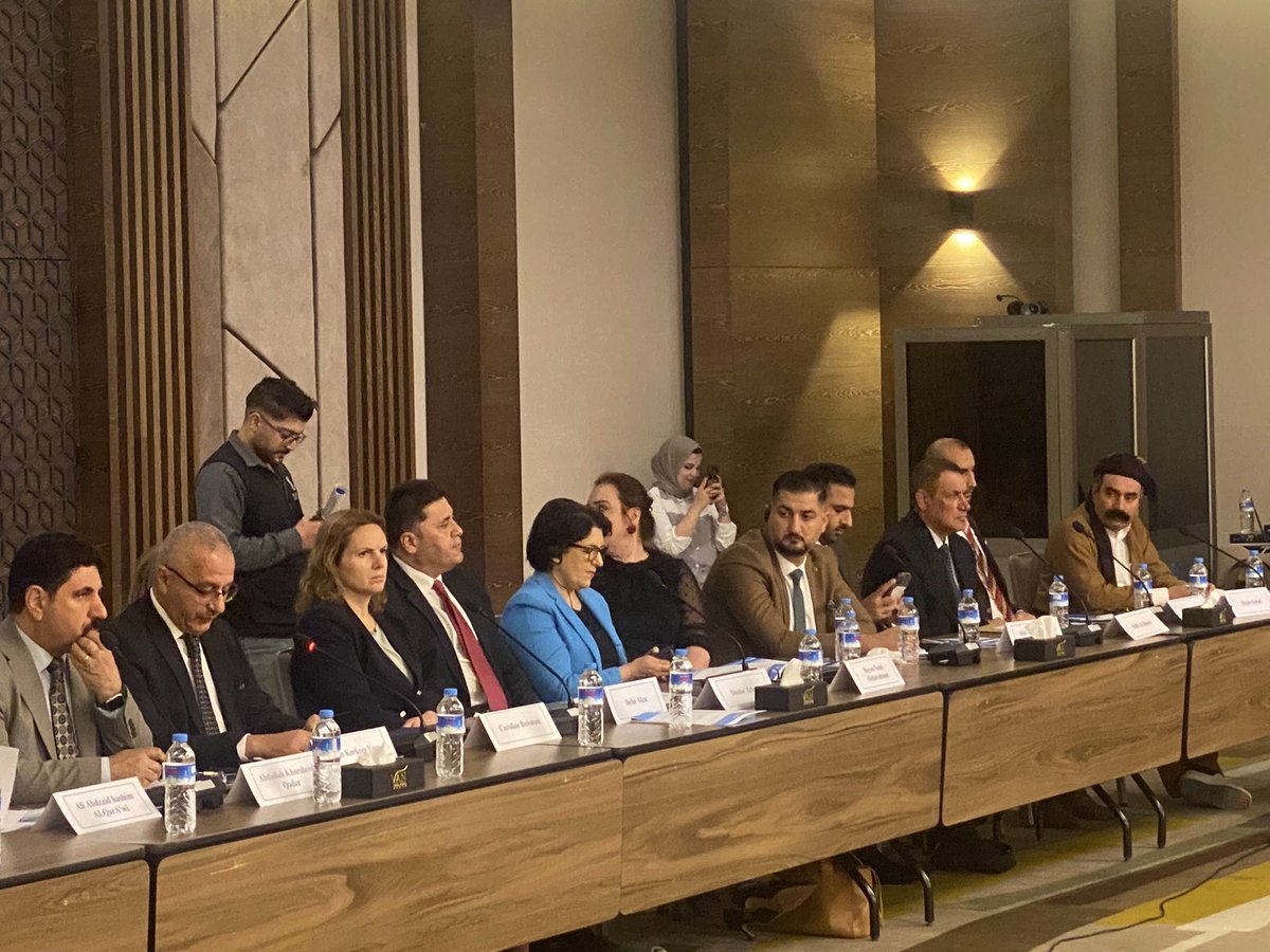 KRG_Coordinator's tweet image. Pleased to commence the #UNITAD workshop today, emphasizing justice and accountability for ISIL&apos;s cultural heritage crimes in Iraq. Recognized #KRG&apos;s advancements in reconstructing ISIL-affected regions. Our dedication to preserving Iraq&apos;s cultural heritage remains steadfast.