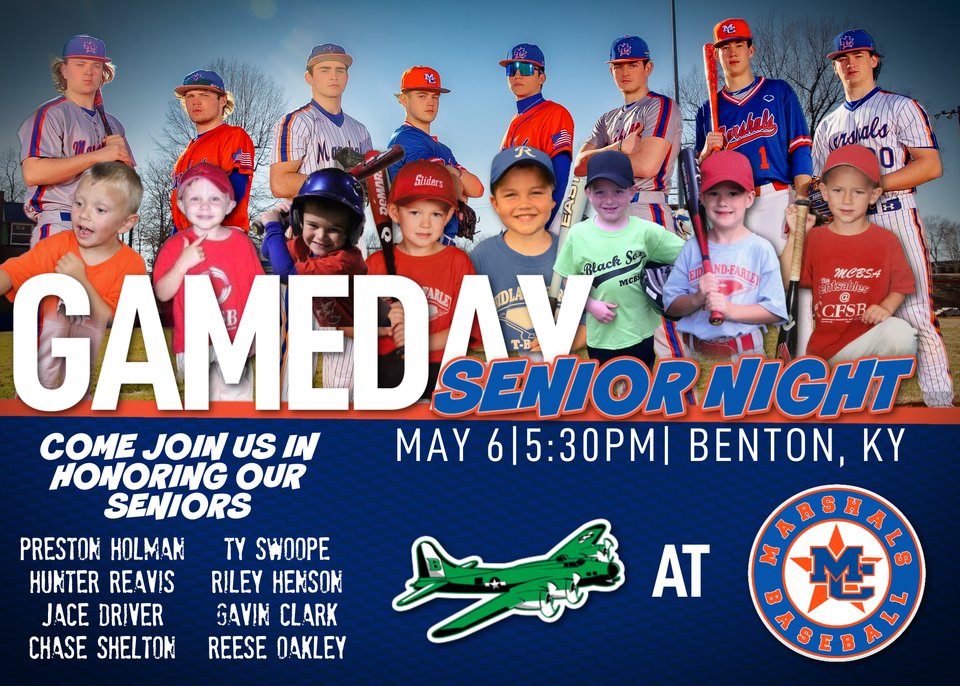It's GAMEDAY! Marshals are back on the field tonight vs Ballard Memorial, and it is not just any other night, its SENIOR NIGHT! Tonight, we honor Preston Holman, Hunter Reavis, Jace Driver, Ty Swoope, Chase Shelton, Riley Henson, Gavin Clark, and Reese Oakley! Come out and join…