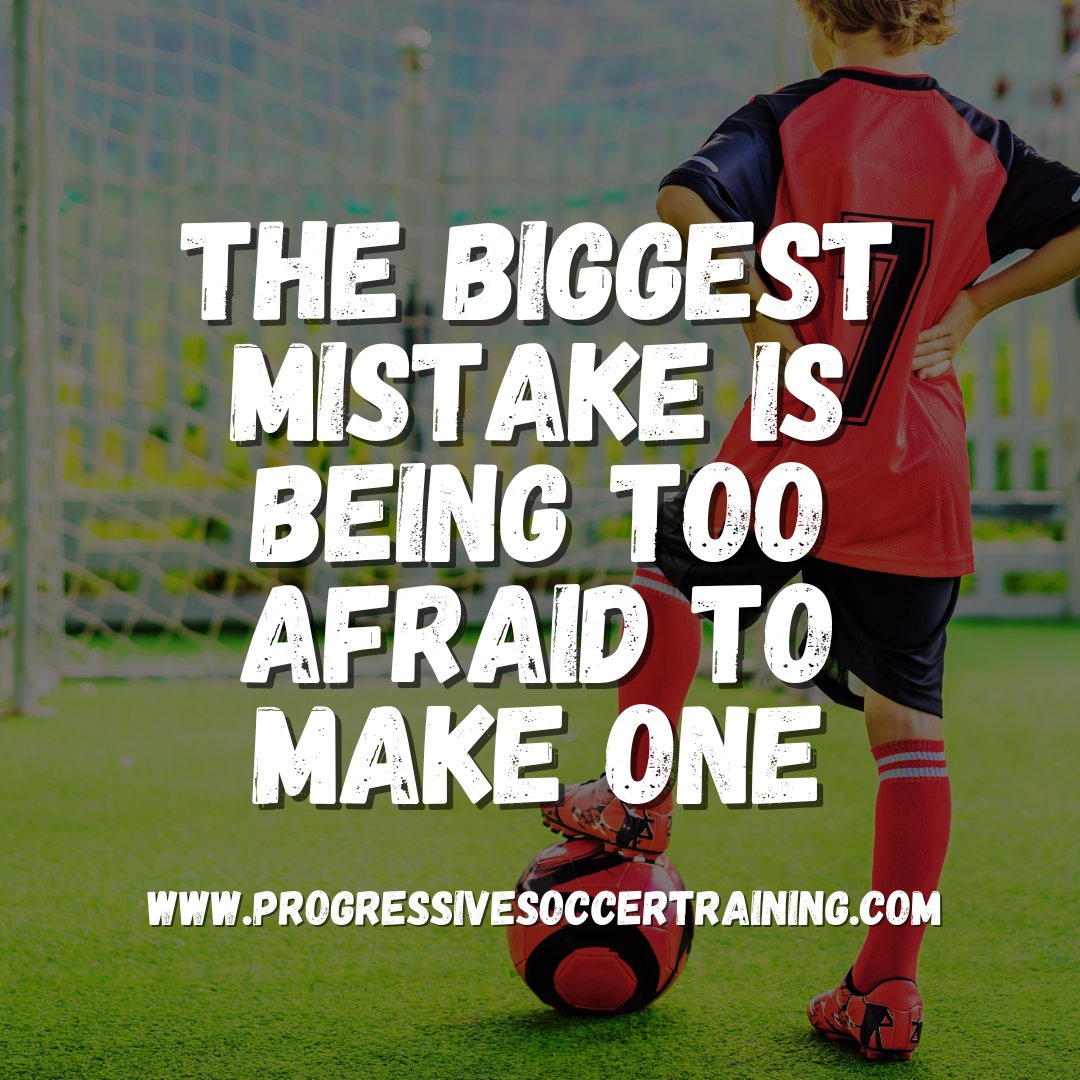 🔑 Remember, every successful player has faced setbacks and made mistakes along the way. It's how we respond to those mistakes that truly matters. Use them as fuel to drive your improvement and growth. 🎁 Learn how I went from failure to top goalscorer - bit.ly/soccerDYLAN