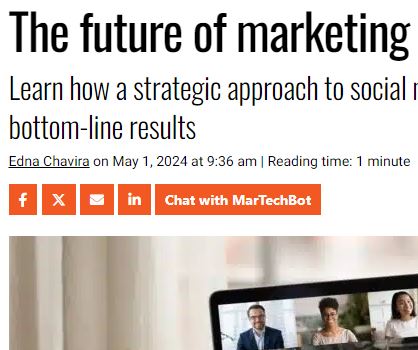 The future of marketing is social
martech.org/the-future-of-…
Credits to the author
👉 DiegoNicholas.com 👈
#aidiegonicholas #Createyourreality #LifeIsAboutCreatingYourself #EmbraceTheJourney