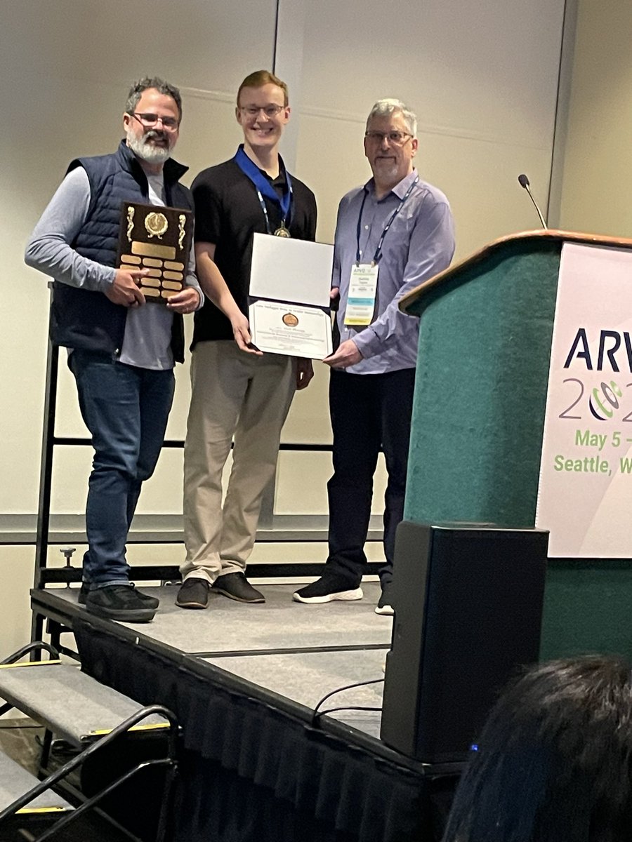 Congrats Cole Beatty recipient of #ARVO2024 Immunology and Microbiology Section’s Cora Verhagen Award @ImmunDuke @dukeeyecenter