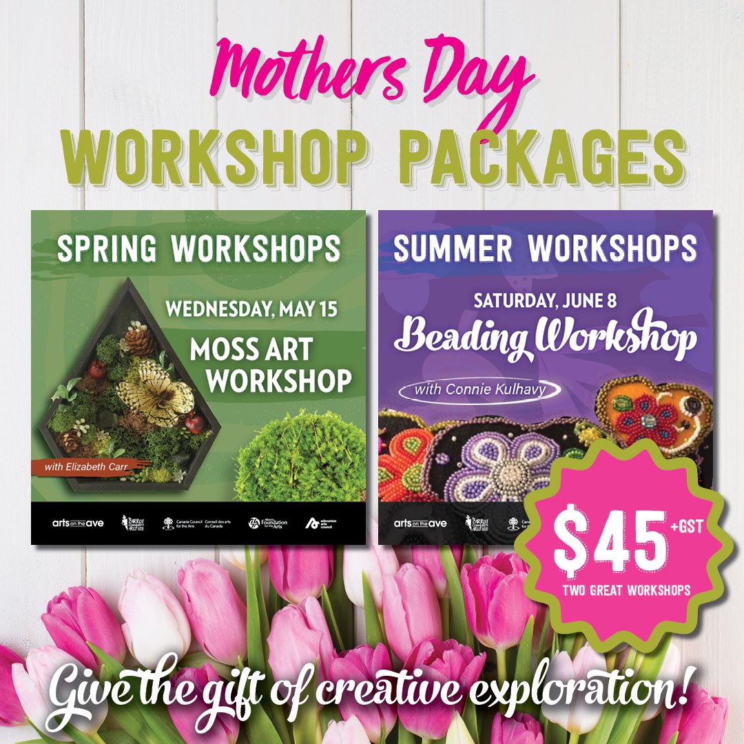 Hurry only a few spots left in our upcoming workshops!! 🌸 Celebrate Mother's Day with the gift of creative exploration! Treat the mom in your life to our two incredible workshops, perfect for igniting her artistic passion and nurturing her creativity! 🎨