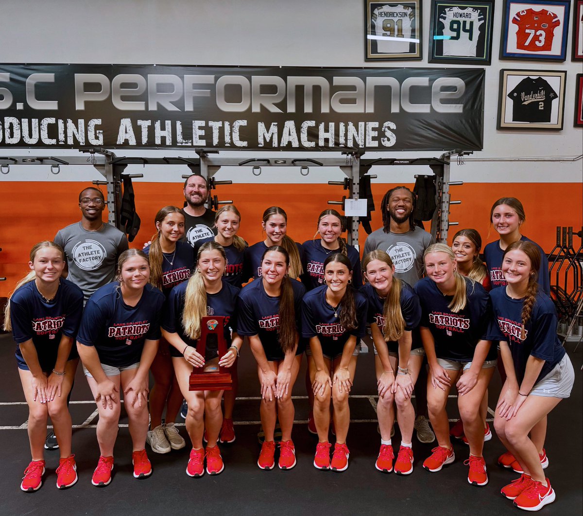 District Champions last week, back in the gym at The Athlete Factory this week! #JobNotFinished #WhateverItTakes #GoPatriots