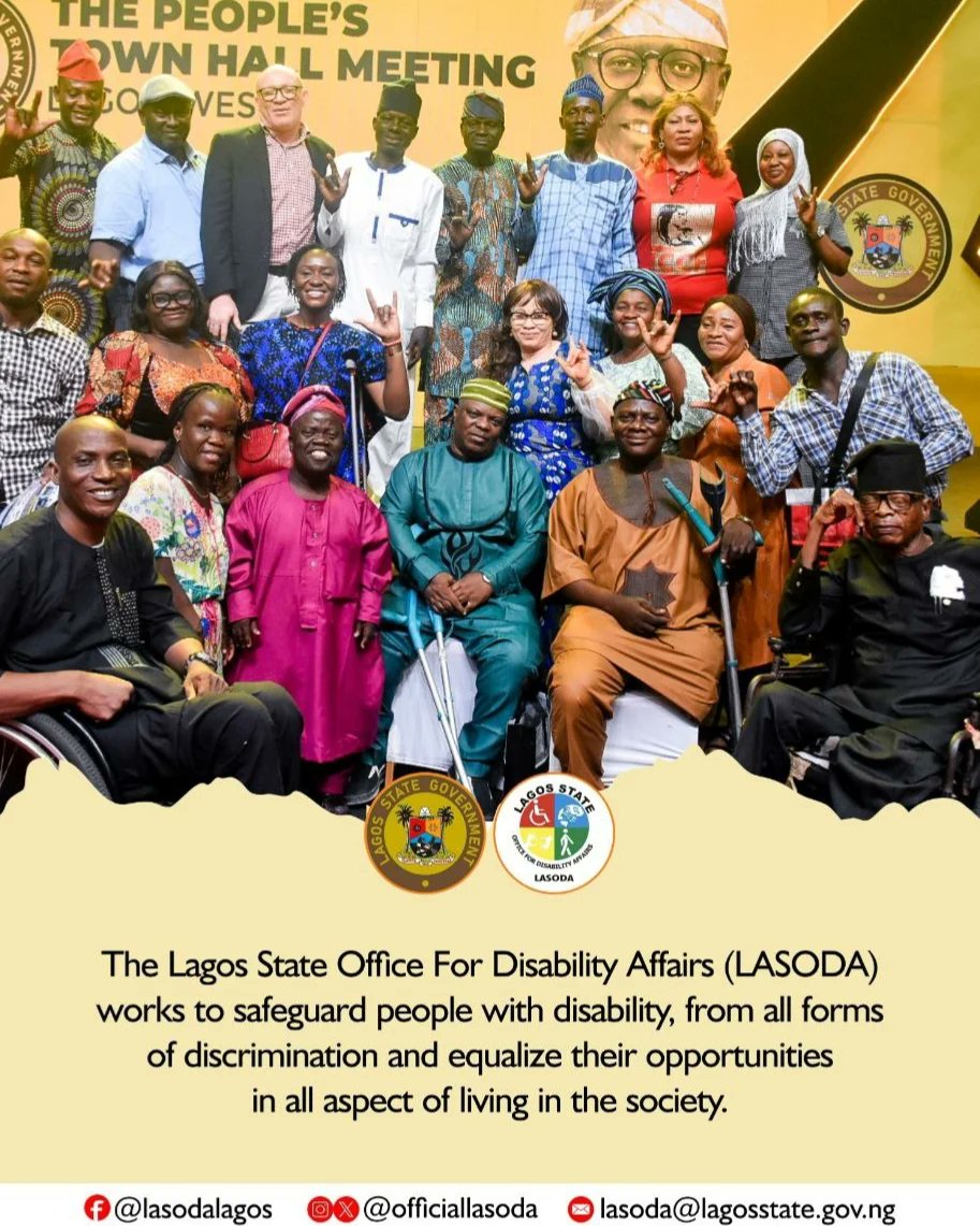 Curious about LASODA?

LASODA is dedicated to empowering and advocating for people with disabilities.

#DisabilityAffairs
#LagosStateOfficeOfDisabilityAffairs
#LASODA
#DisabilityAwareness
#ChildrenWithDisabilities
#SpecialNeeds
#AGreaterLagosRising

@denikeoyetunde @followlasg