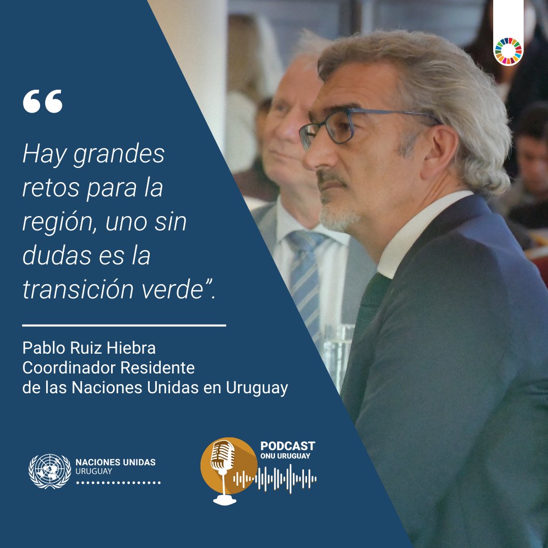 Este sábado 11, a las 14 horas comenzamos el ciclo con una entrevista al coordinador residente de ONU Uruguay @PabloRuizHiebra que analizará los grandes temas que precisa abordar el país 'para dar el salto al desarrollo'.