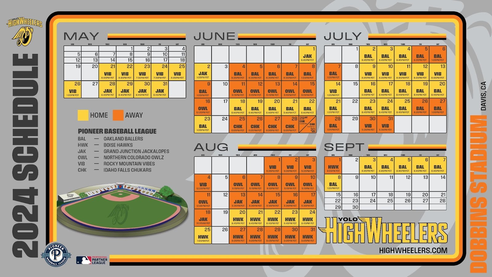 city-of-davis-on-x-the-ychighwheelers-have-their-inaugural-game-on-may-21-against-the-rocky-mountain-vibes-at-dobbins-stadium-at-ucdavis-you-can-view-the-schedule-and-get-tickets