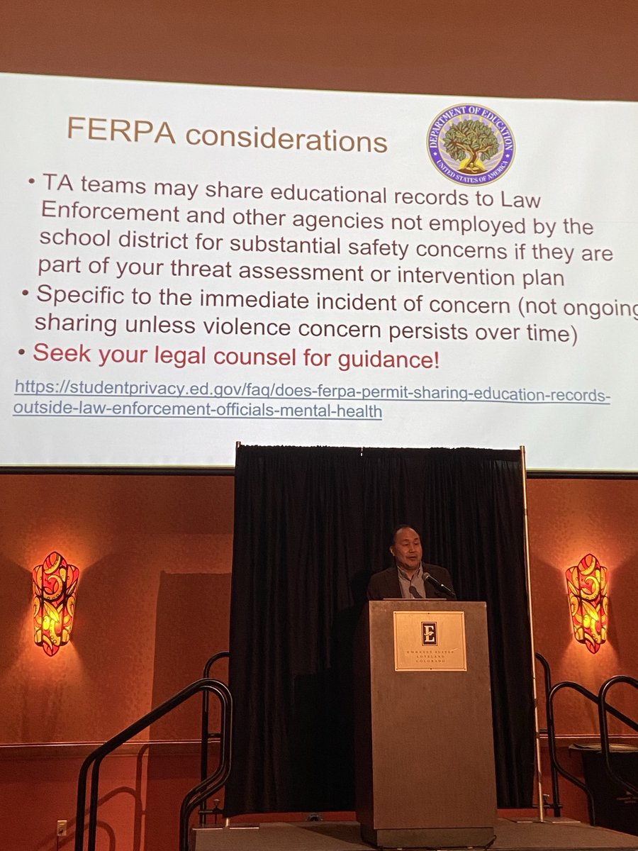 Dr. Ron Lee notes that sharing safety concerns between schools and districts in accordance with FERPA exceptions can safeguard the public. #ThreatAssessment #SchoolSafety