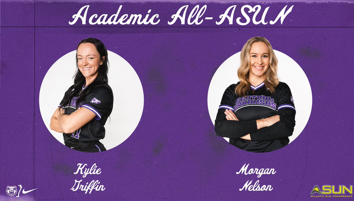 Huge congrats to Kylie Griffin and Morgan Nelson, who were both named to the Academic All-ASUN Team!

📰- tinyurl.com/42hk28a6

#BearClawsUp