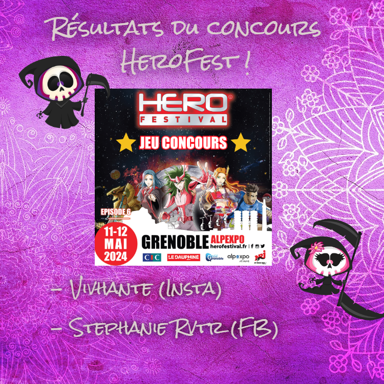 FaucheuseDe's tweet photo. #InvitationsSalon #JeuConcous #Rencontre #Convention
Et voilà, le hasard a parlé, les 2 personnes suivantes remportent 2 places pour venir nous faire un coucou au @HeroFestivalFR de Grenoble ce weekend !
On a hâte de papoter avec vous ! https://t.co/82Cc0WrEnC