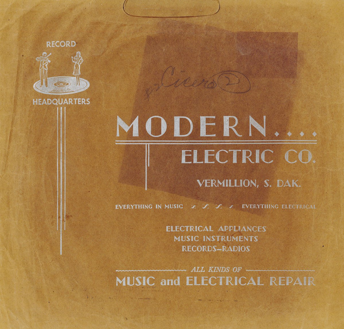 Was there a place in Vermillion SD in the 1940s that had the audio recording equipment? …esandspecialcollections.wordpress.com/2024/05/06/was…