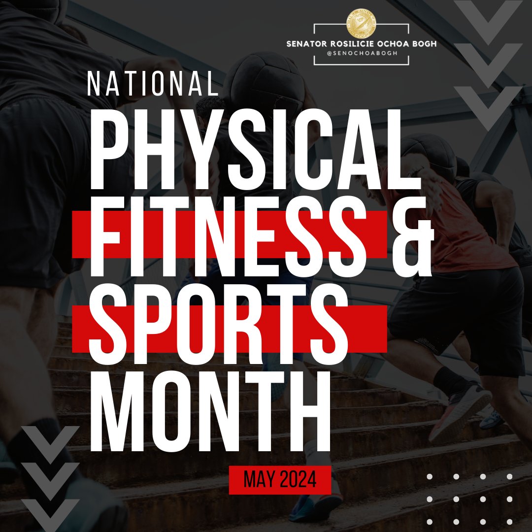 May is #NationalPhysicalFitnessandSports Month! Let's get moving to a healthier lifestyle. Share your favorite way to stay active in the comments below! #FitnessMonth