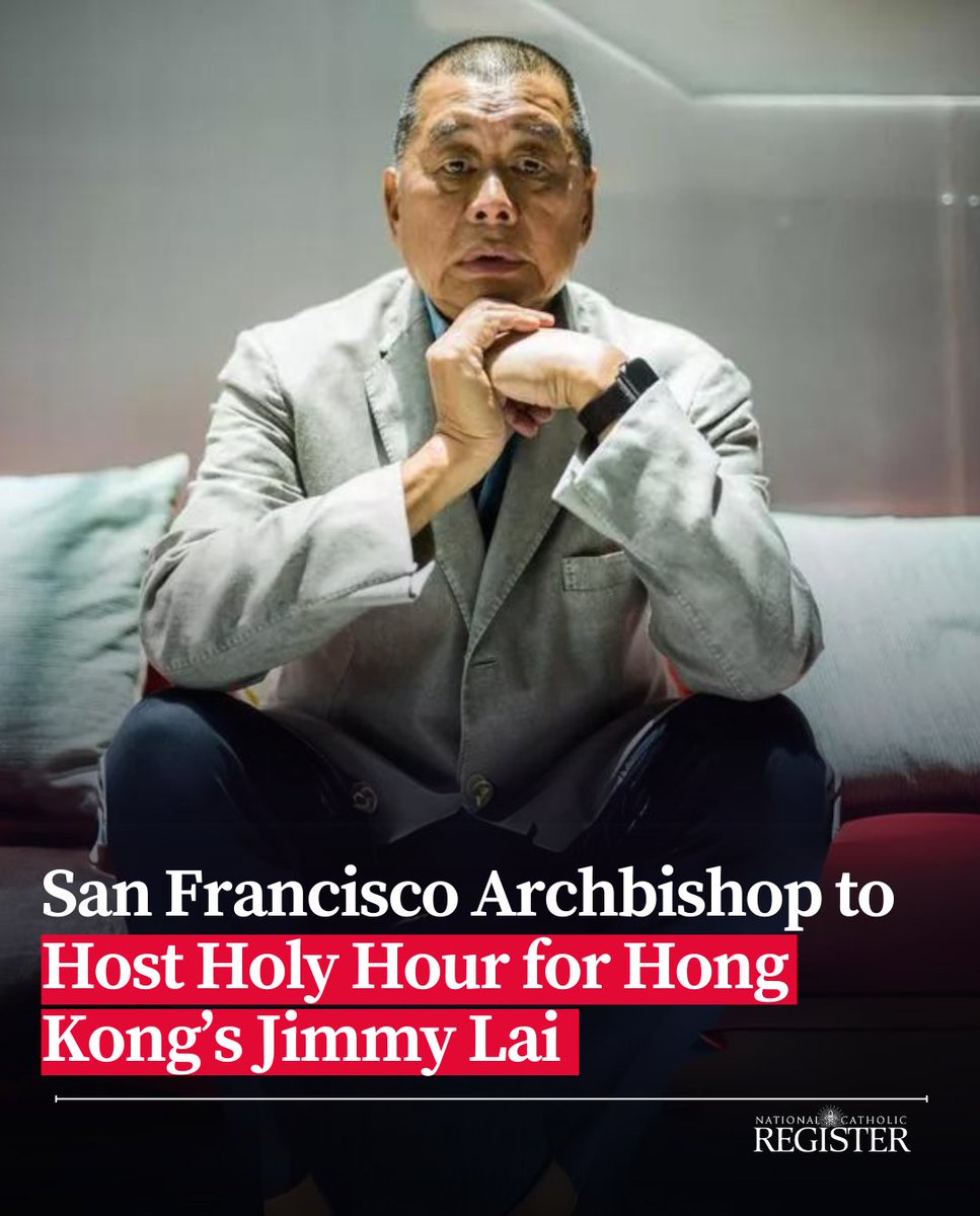 On May 8, the heroic sacrifice of the imprisoned Chinese Catholic media magnate will be highlighted at a Holy Hour at the Archdiocese of San Francisco’s seminary. @ArchCordileone ⤵️ bit.ly/3JMMP1V