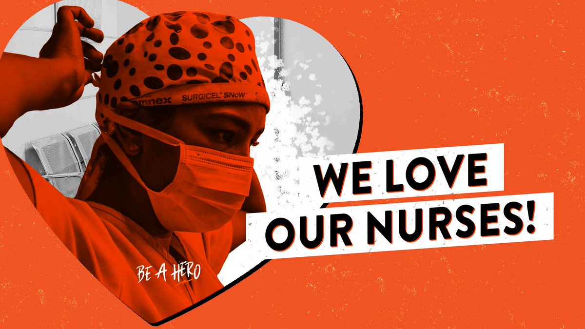 Who loves nurses? We do! And you should, too! Nurses deserve our love & appreciation everyday, but this National Nurses Day, we want to make sure we’re being extra loud about how much we love nurses & support their right to safety & dignity! @NationalNurses #NursesDay