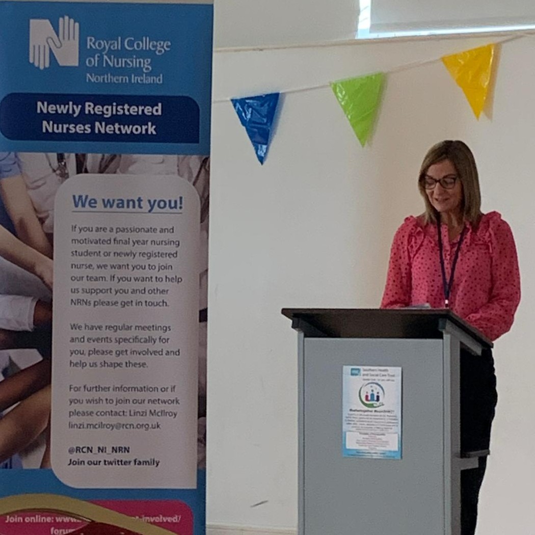 Newly qualified Health Visitor Wendy Robinson has spoken passionately about her personal experience of being a new preceptee in the Trust.
Wendy spoke about how her preceptor and the team that she works in supported her so well during this period.
#TeamSHSCT
