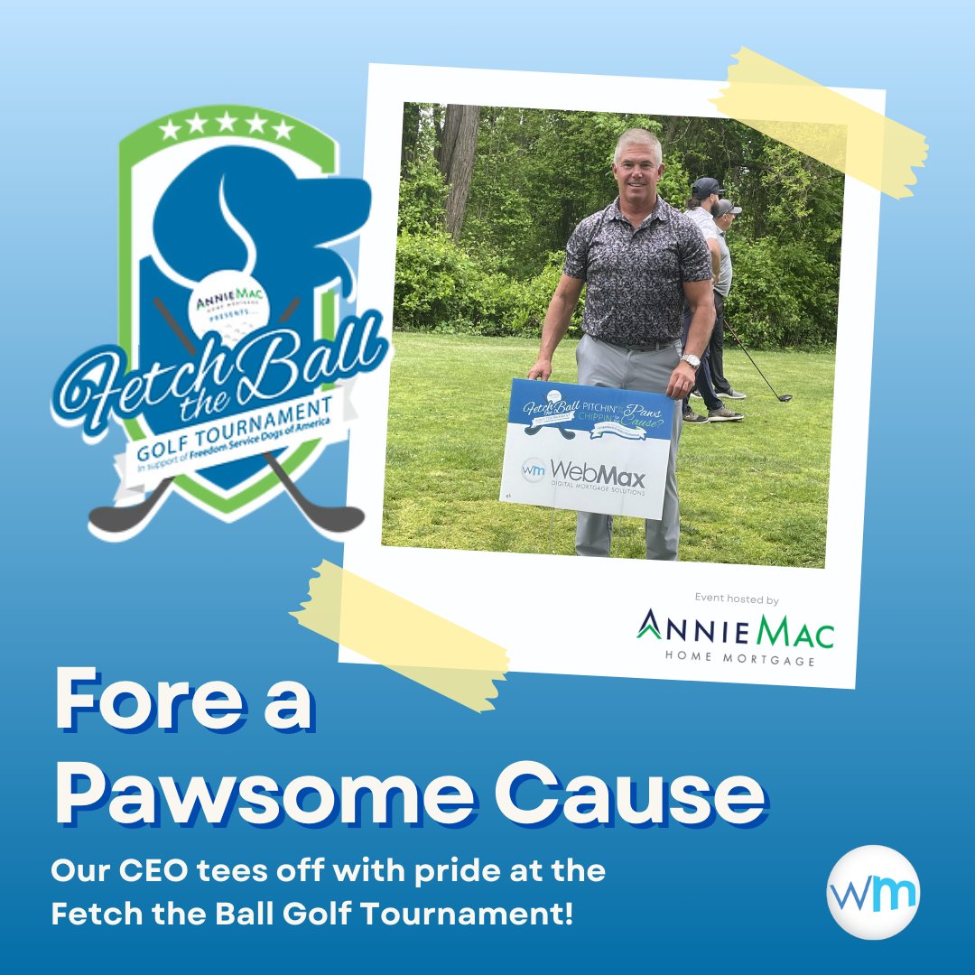 🏌️‍♂️ We're thrilled to have been a sponsor at <a href="/AnnieMacMtg/">AnnieMac Home Mortgage</a>'s Fetch the Ball Golf Tournament, supporting their incredible mission of transforming lives through the power of service dogs.🐾⛳️