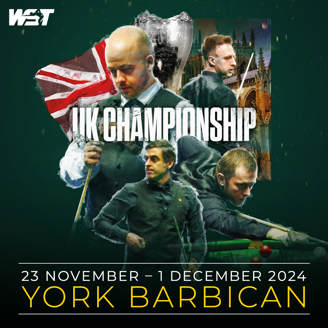 🔴 ⚫ Enjoying the #WorldSnookerChampionships? Catch the 2024 #UKSnookerChampionship live at @yorkbarbican later this year - find out more and grab your tickets here: yorkbarbican.co.uk/whats-on/2024-… @WeAreWST