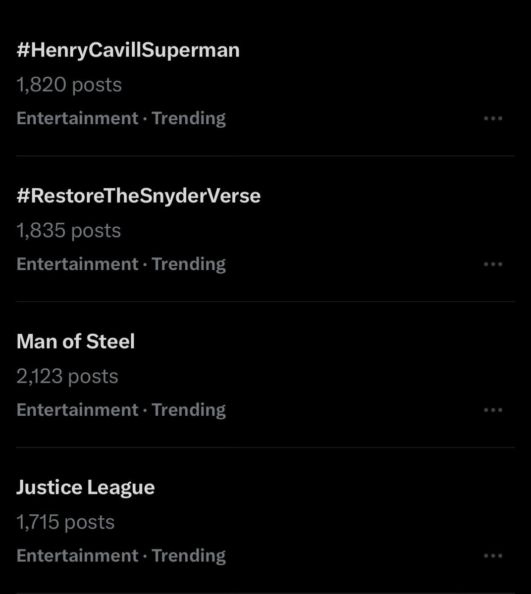 Trending #HenryCavillSuperman #RestoreTheSnyderVerse Man of Steel Justice League #MakeZackSnydersJusticeLeague2 ⚒️ The time is Now