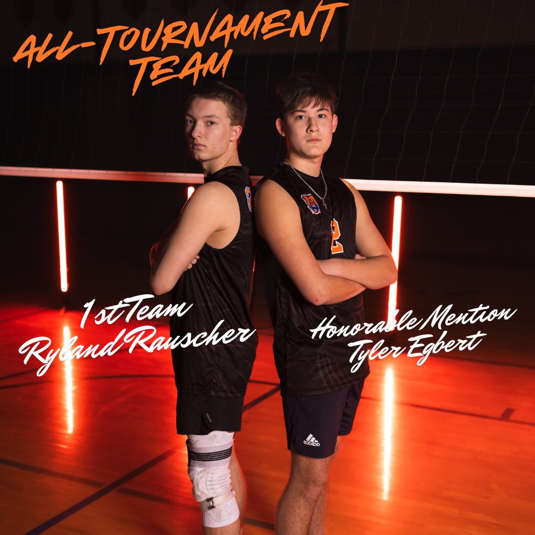 Congratulation to Libero Ryland Rauscher for being named to the All-Tournament team at the Lafayette Tournament. 

Congrats to Setter Tyler Egbert for being named Honorable Mention All-Tournament as well.